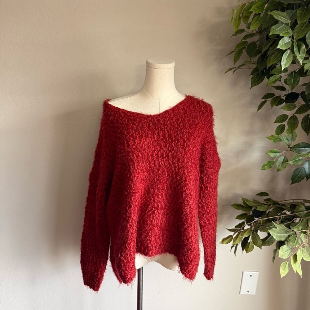 Altar’s State Red Oversized Fit Sweater Women’s Size XS/S